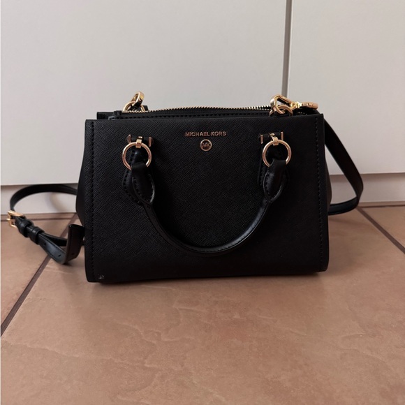Michael Kors Black Leather Handbag